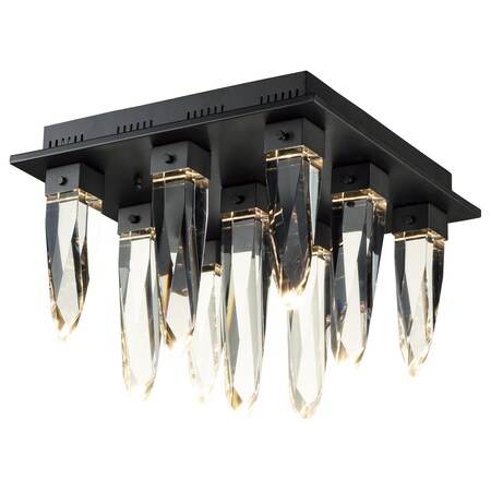 Et2 Quartz Led 9-Light Flush Mount E31249-20BK